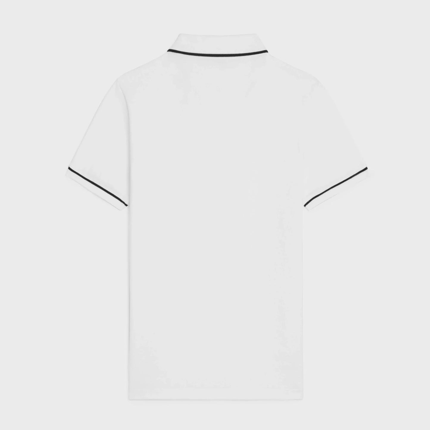 TRIOMPHE EMBROIDERY WHITE POLO SHIRT