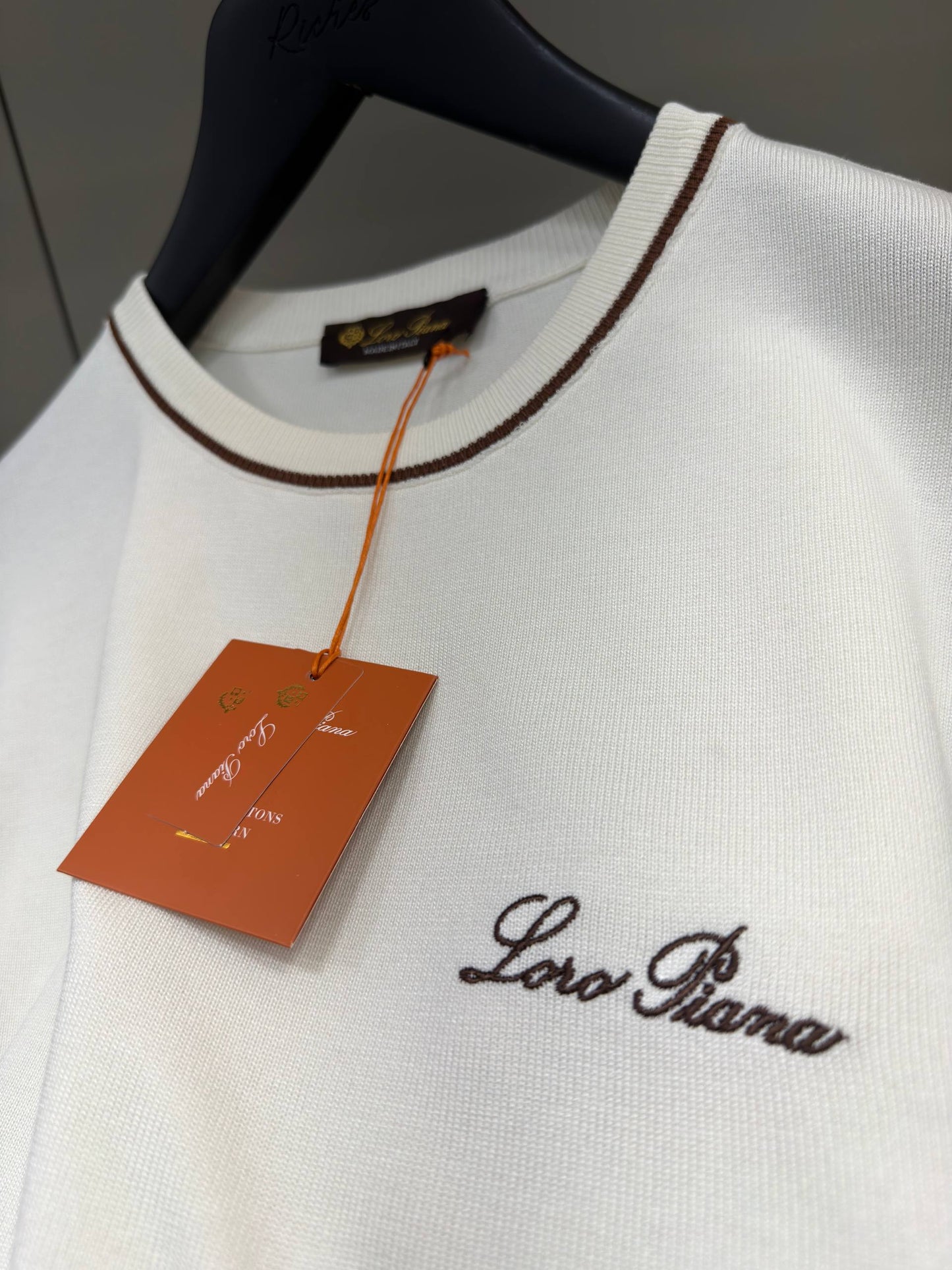 White Knitwear T-shirt