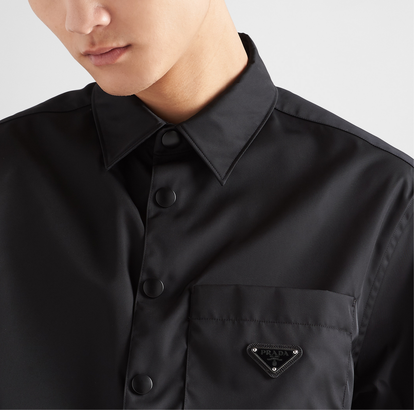 Re-nylon Black Shirt