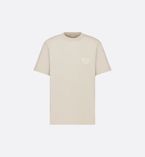 Charm Relaxed Fit Beige T-shirt