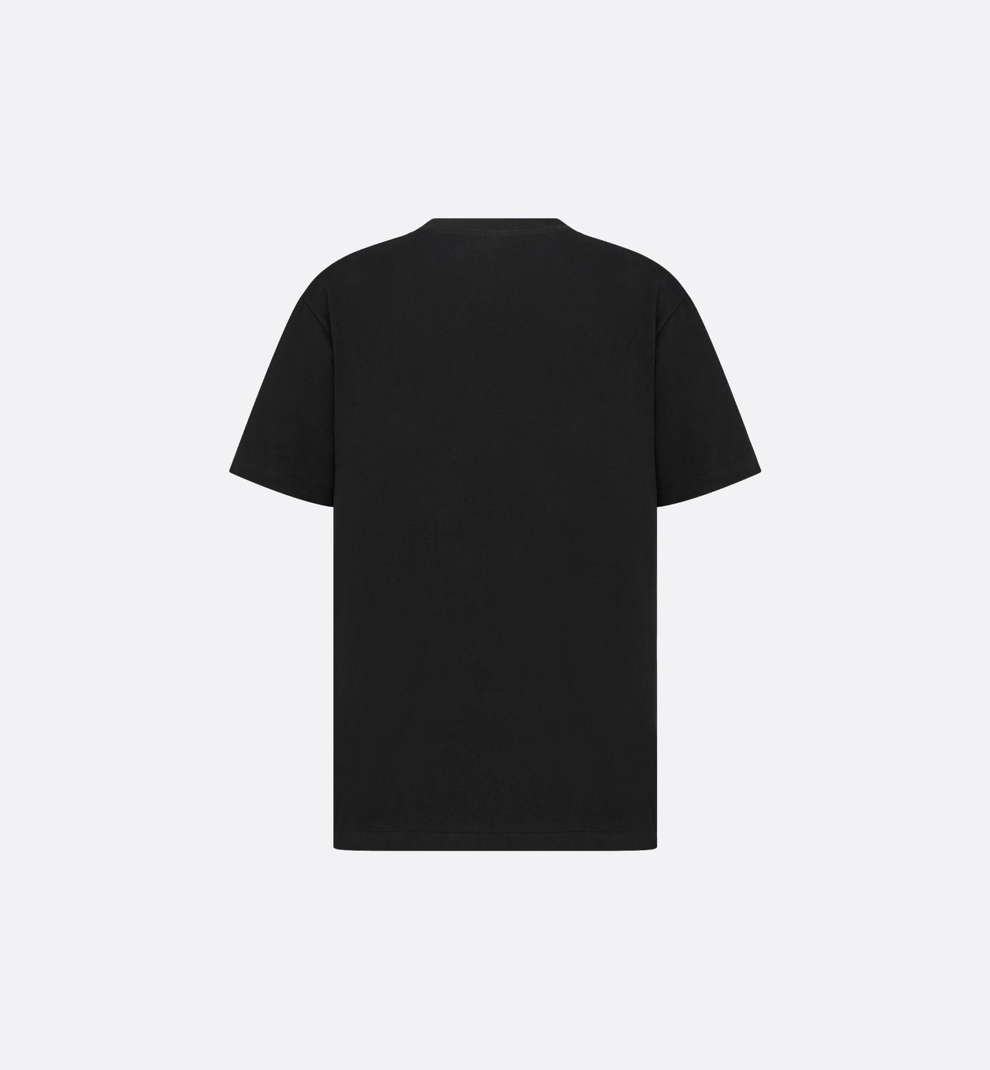 Relaxed Fit Black T-shirt with Tag
