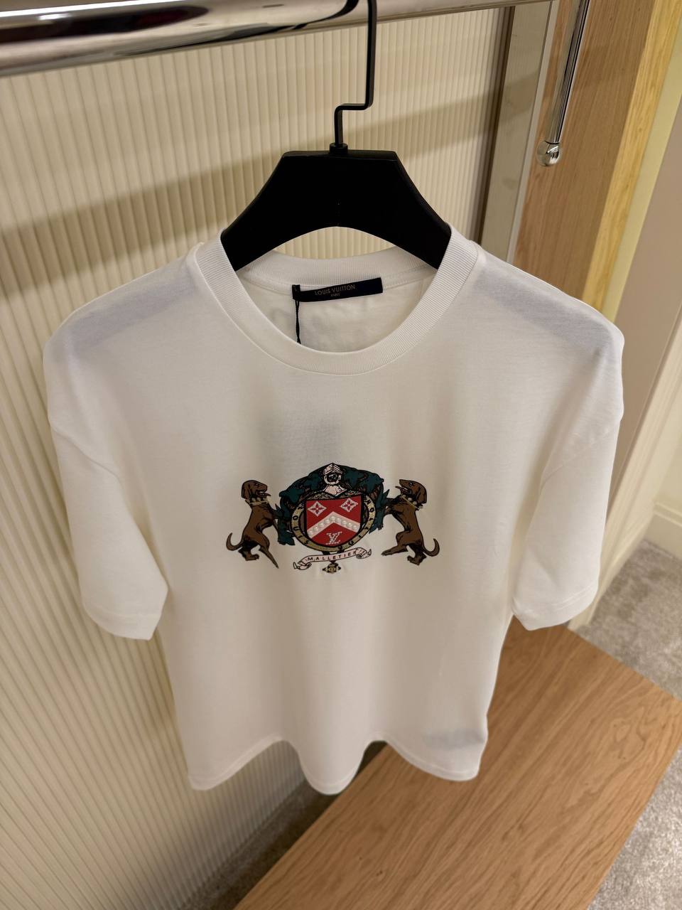 LV Dog Insignia White T-shirt