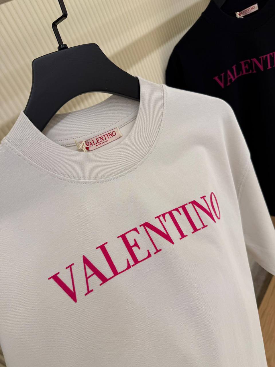 White Cotton T-shirt with Print