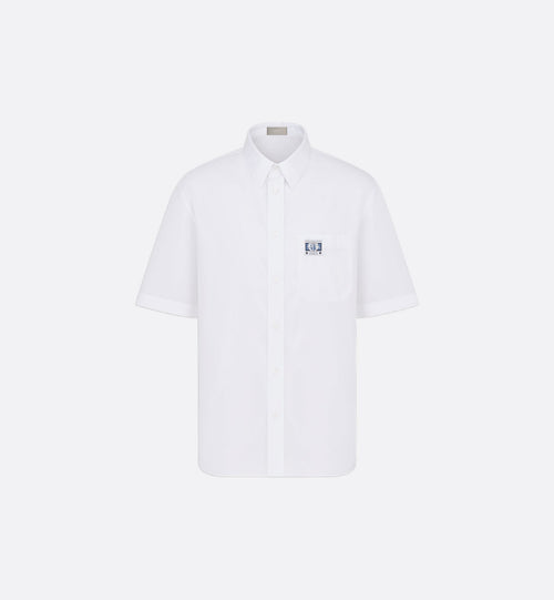 Charm Short Sleeved White Shirt