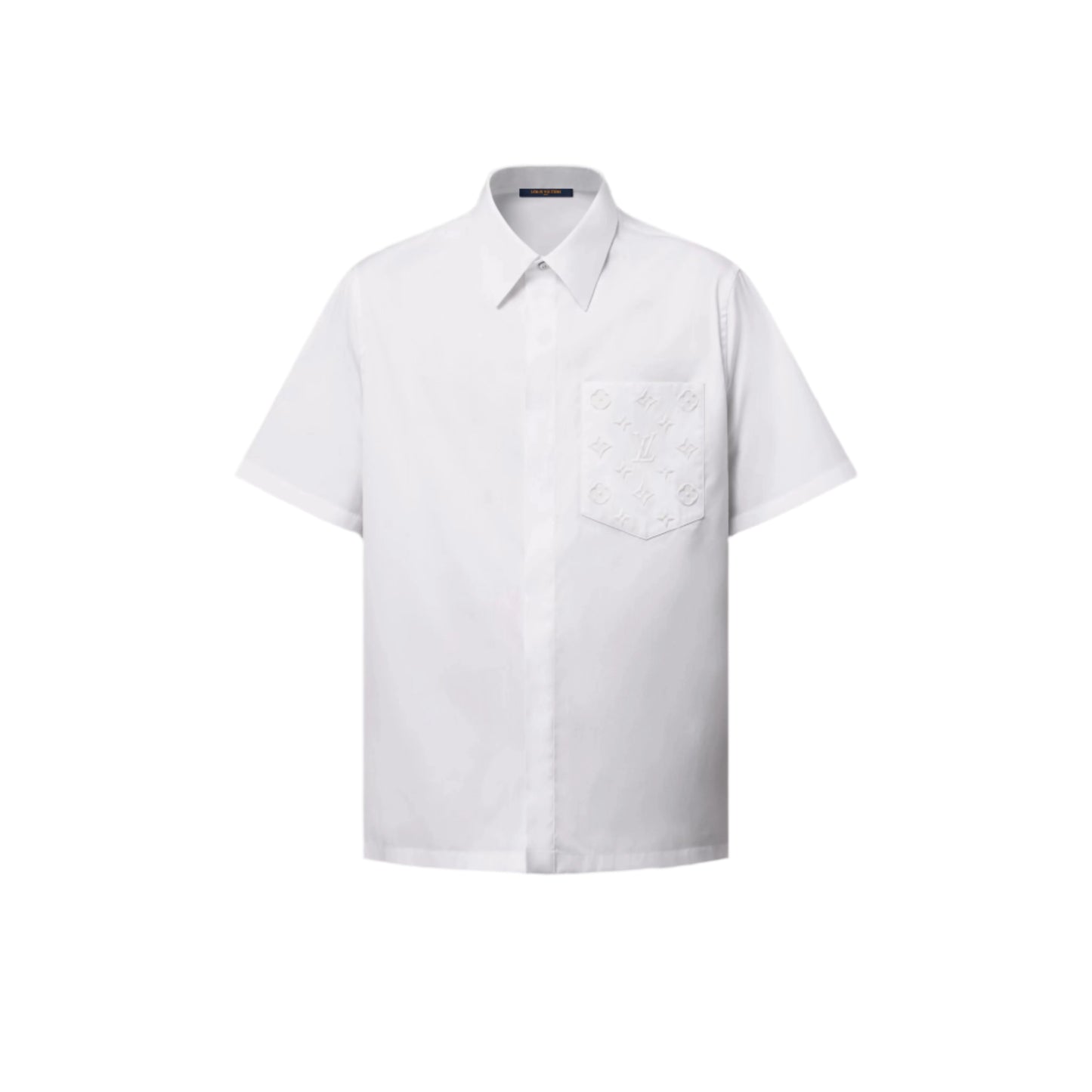 Monogram Pocket White Shirt