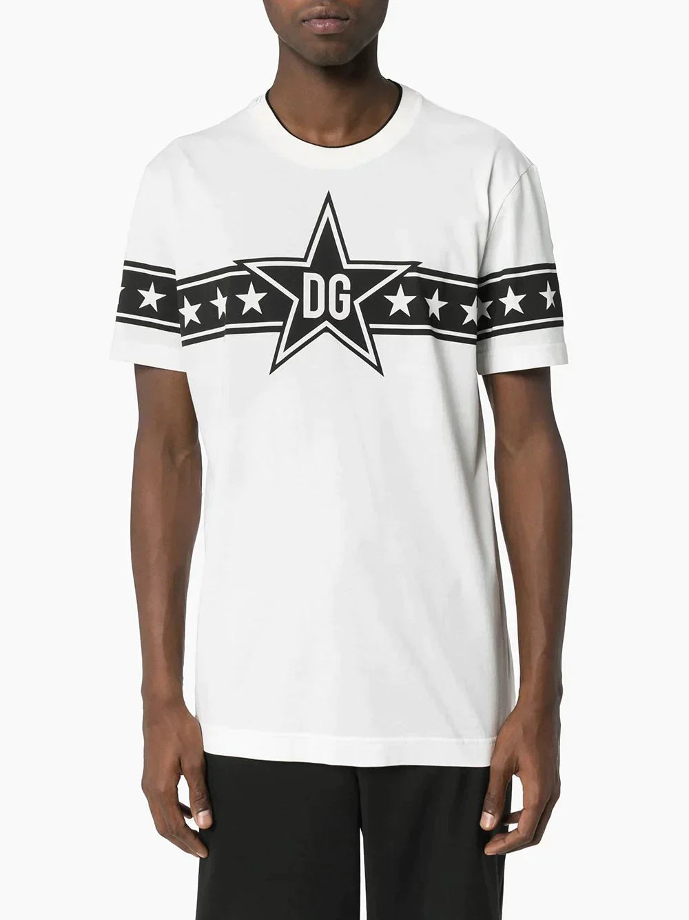 DG Star Logo White T-shirt - Styledistrict