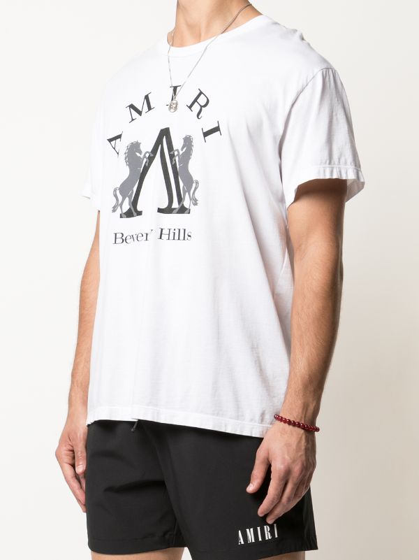 Beverly Hills Logo White T-shirt - Exclusive Wear