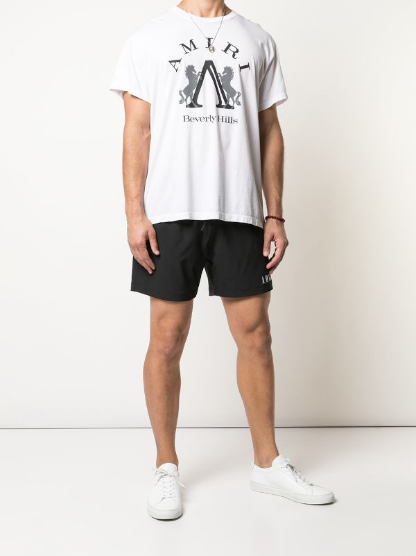 Beverly Hills Logo White T-shirt - Exclusive Wear