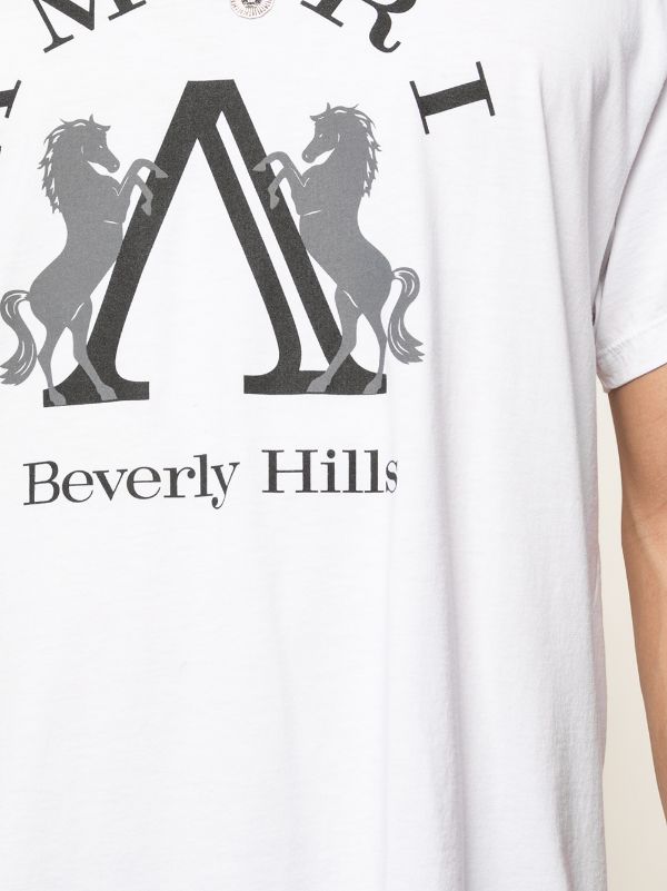 Beverly Hills Logo White T-shirt - Exclusive Wear