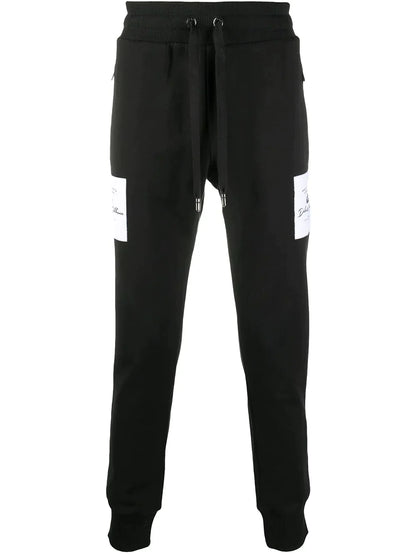 DG logo patch track pants - Styledistrict