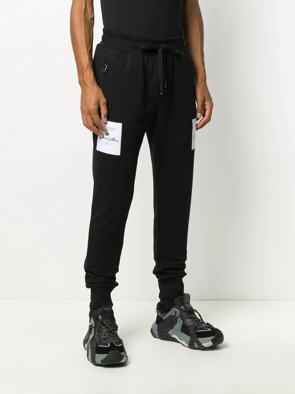 DG logo patch track pants - Styledistrict