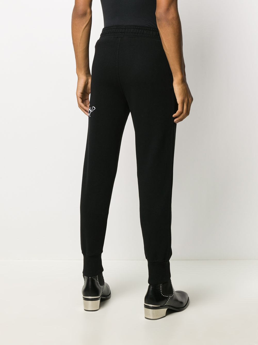 GVCH Slogan Black Track Pants - Styledistrict