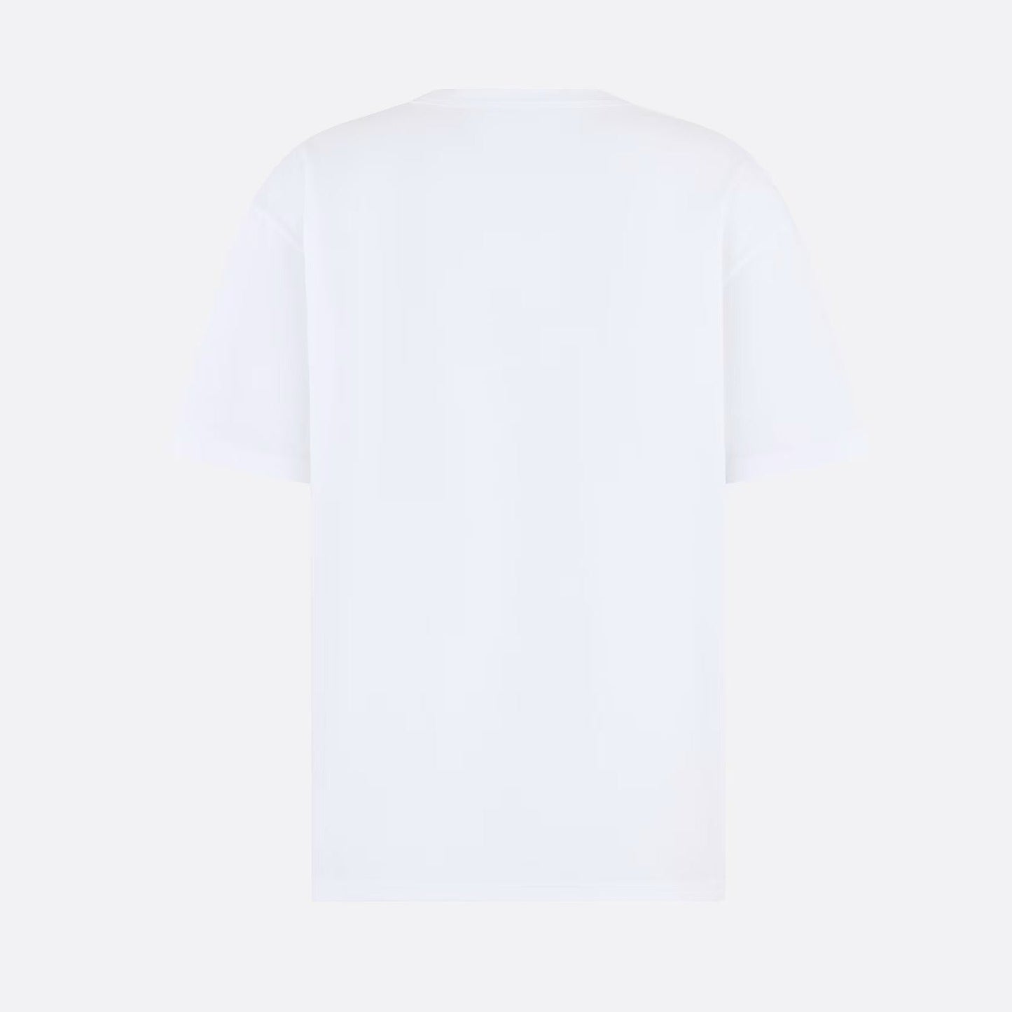 MULTI SIGNATURE RELAXED FIT WHITE T-SHIRT