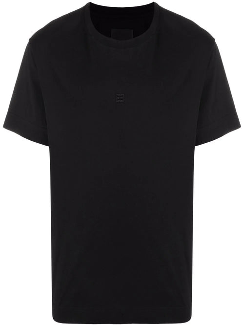 GVCH 4G EMBROIDERED Black T-SHIRT - Styledistrict