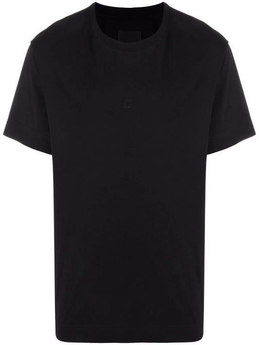 GVCH 4G EMBROIDERED Black T-SHIRT - Styledistrict