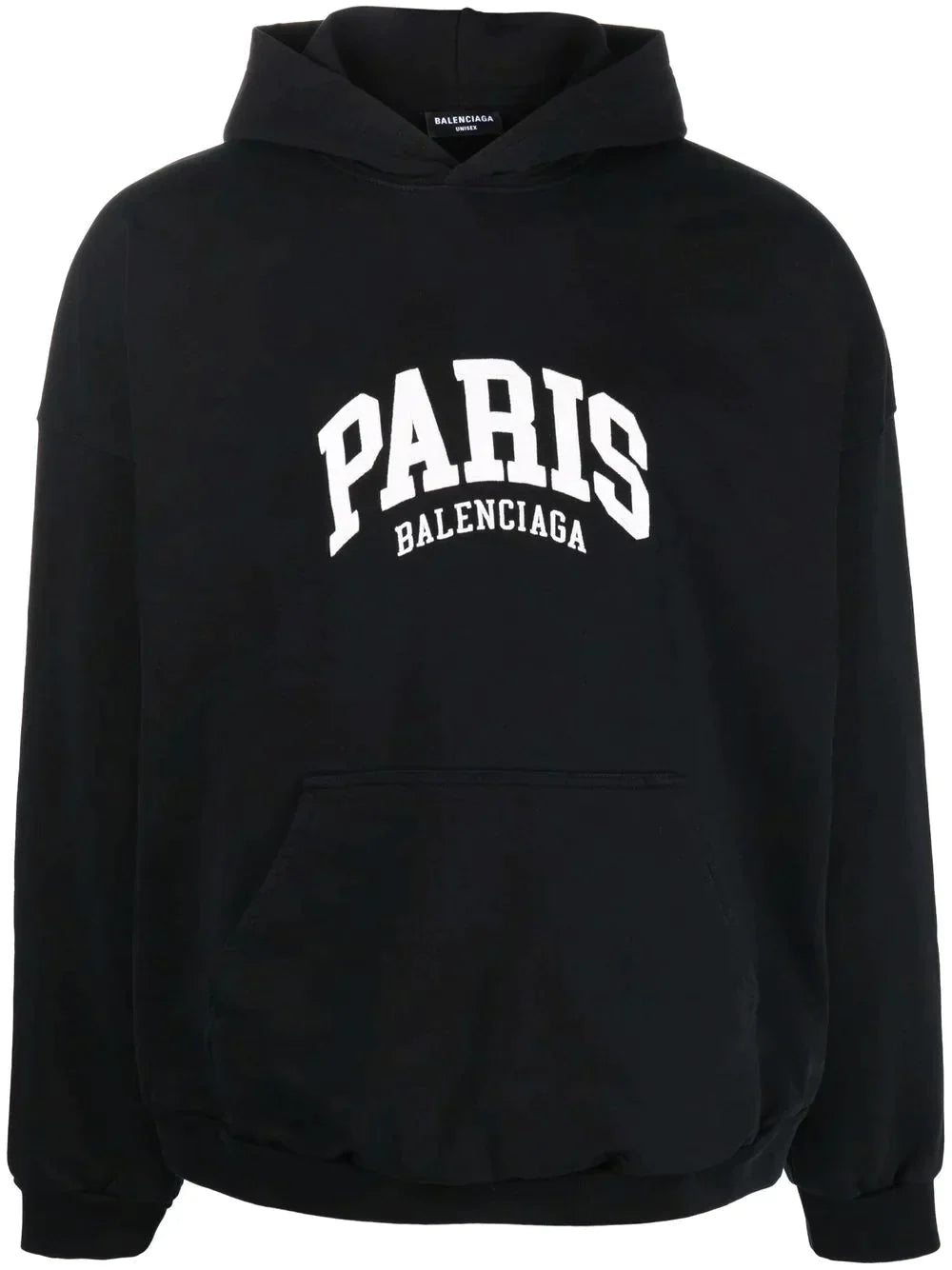 BLCG Paris Logo Embroidered Black Hoodie - Styledistrict