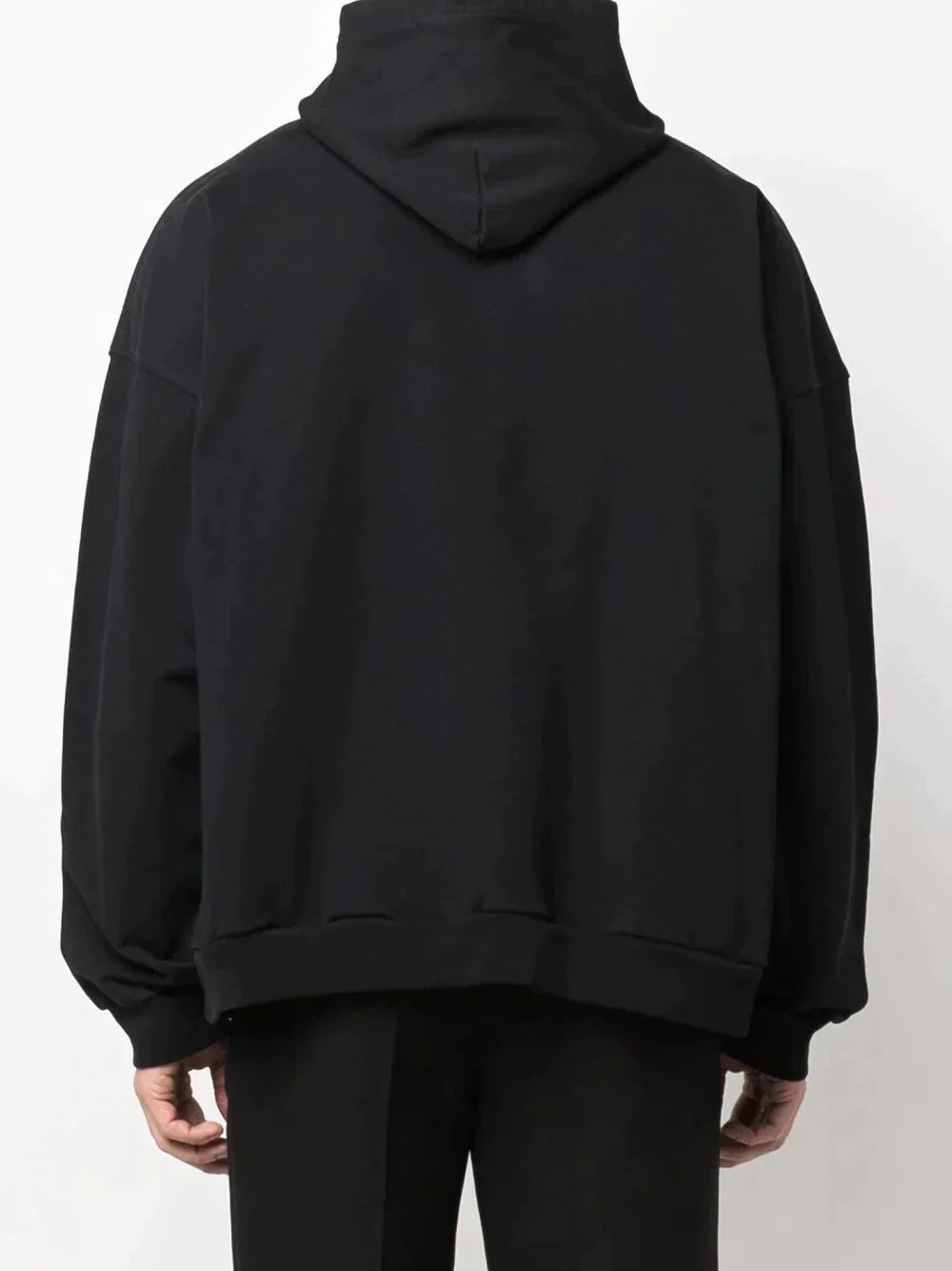 BLCG Paris Logo Embroidered Black Hoodie - Styledistrict