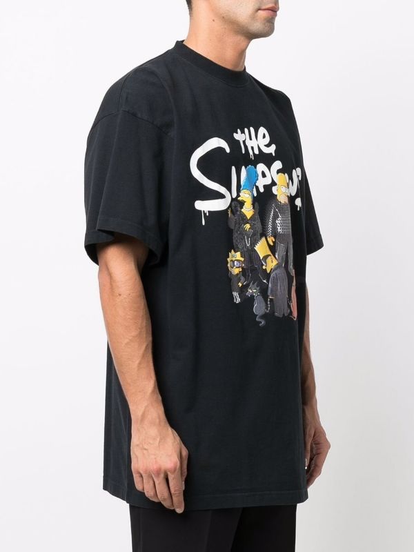 BLCG The Simpsons-print Black T-shirt - Styledistrict