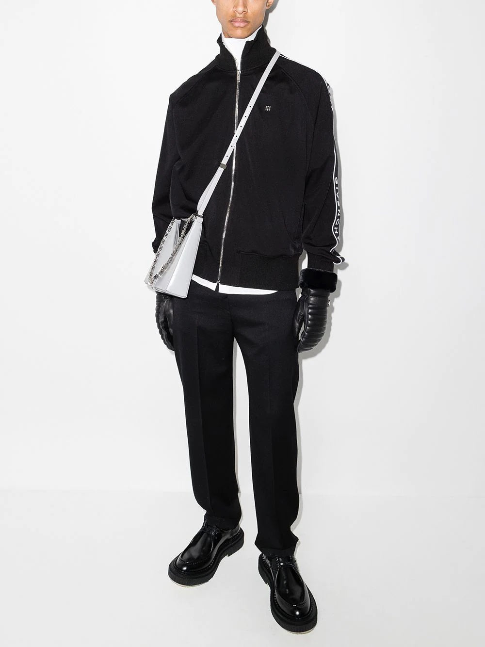 GVCH Black Logostripe Tracksuit set - Styledistrict