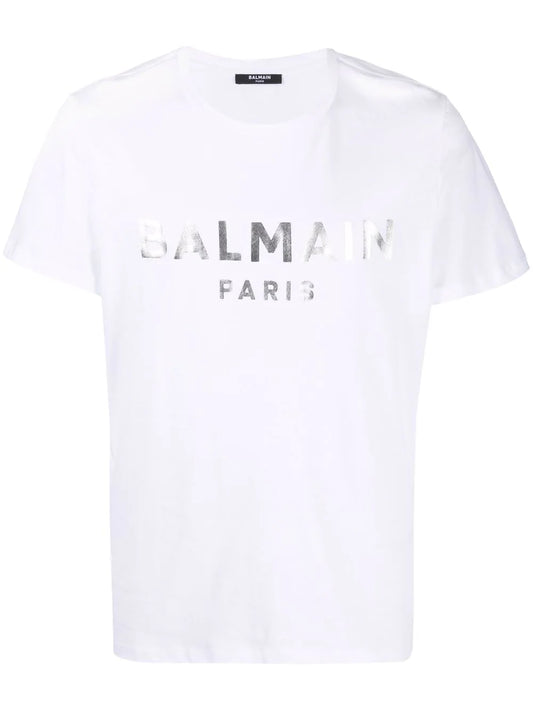 BLM Logo Print White T-shirt - Styledistrict