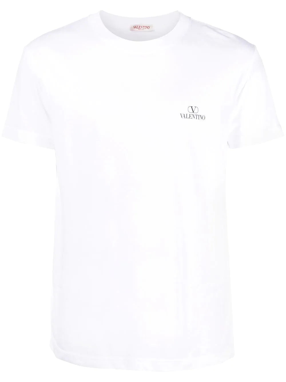 VLTN V Logo short-sleeved White T-shirt - Styledistrict