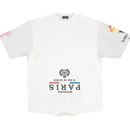 Speed Hunter Oversized White T-shirt - Exclusive Wear