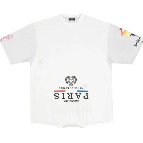 Speed Hunter Oversized White T-shirt - Exclusive Wear