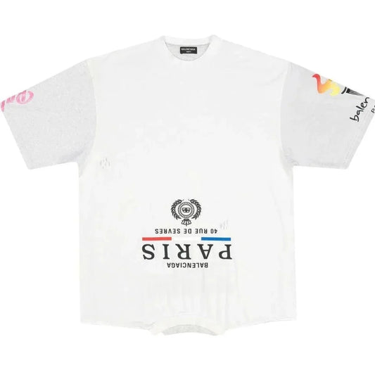 Speed Hunter Oversized White T-shirt - Exclusive Wear