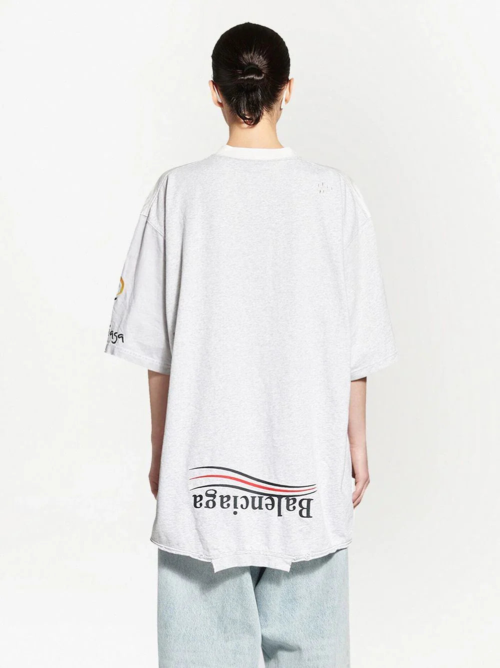 Speed Hunter Oversized White T-shirt - Exclusive Wear