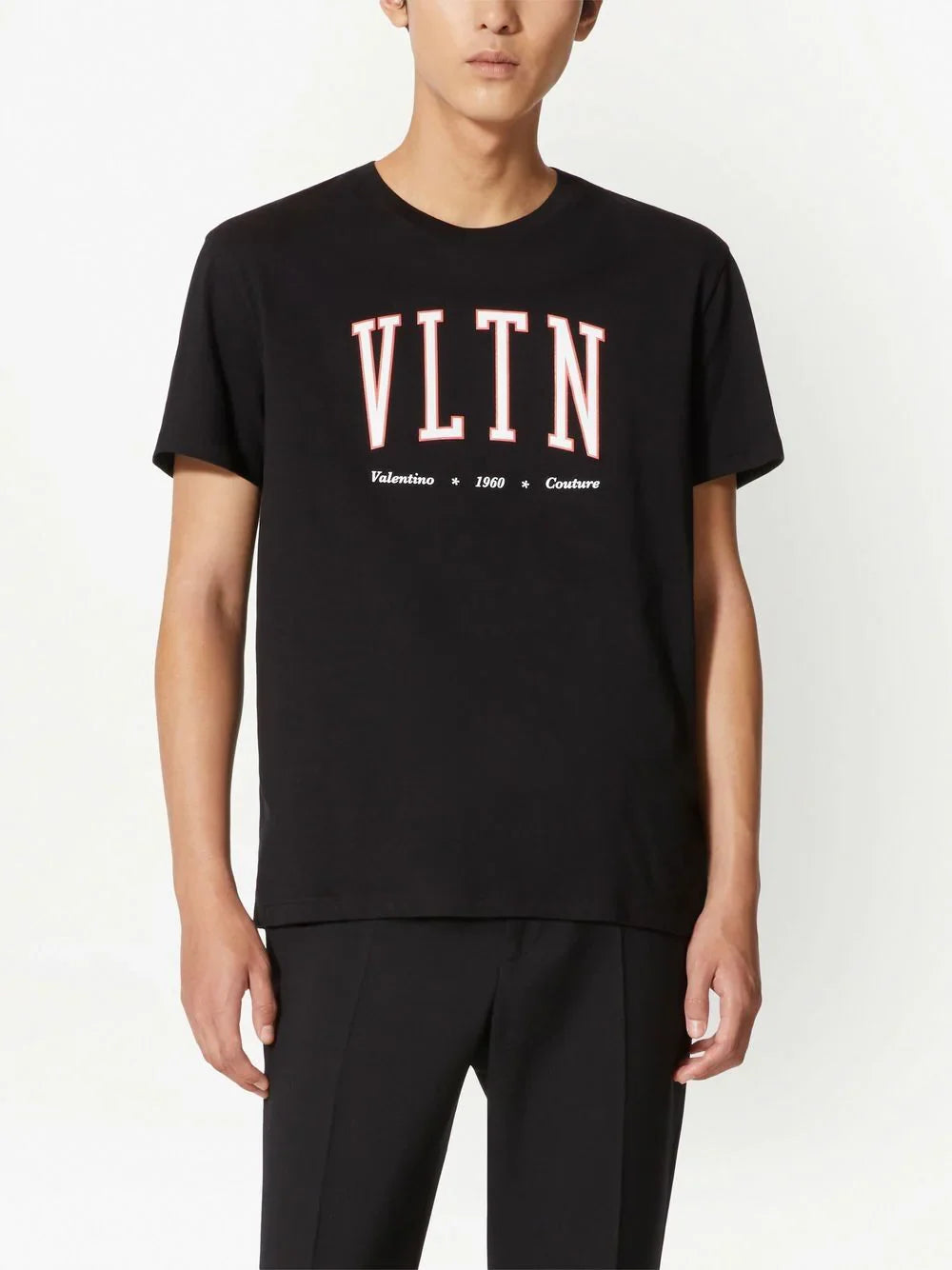 VLTN-print crew-neck T-shirt - Exclusive Wear