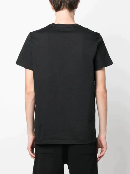 BLM Chest-Logo Crewneck Black T-shirt - Styledistrict