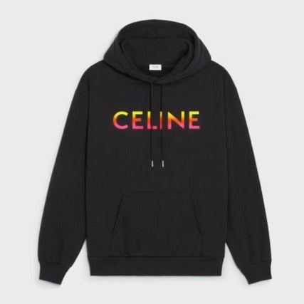 CLN BLACK HOODIE IN COTTON FLEECE - Styledistrict