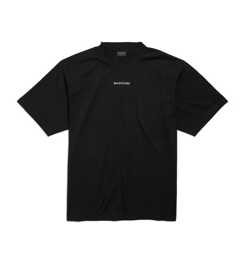 Black Vintage Jersey Oversized T-shirt