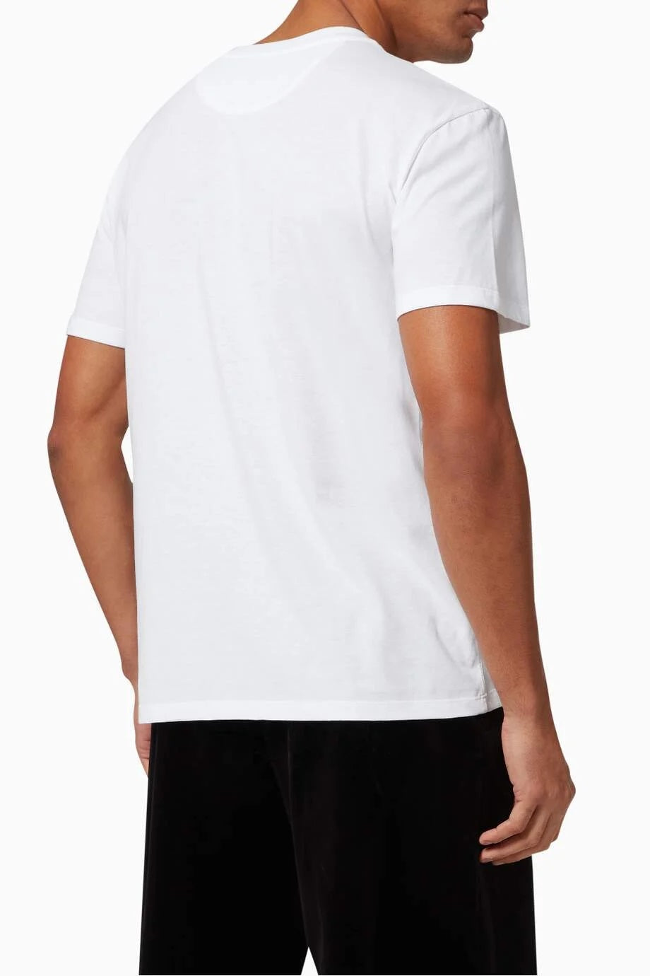 VLTN T-SHIRT WITH METALLIC SILVER POCKET AND VLTN EMBOSSED - Styledistrict