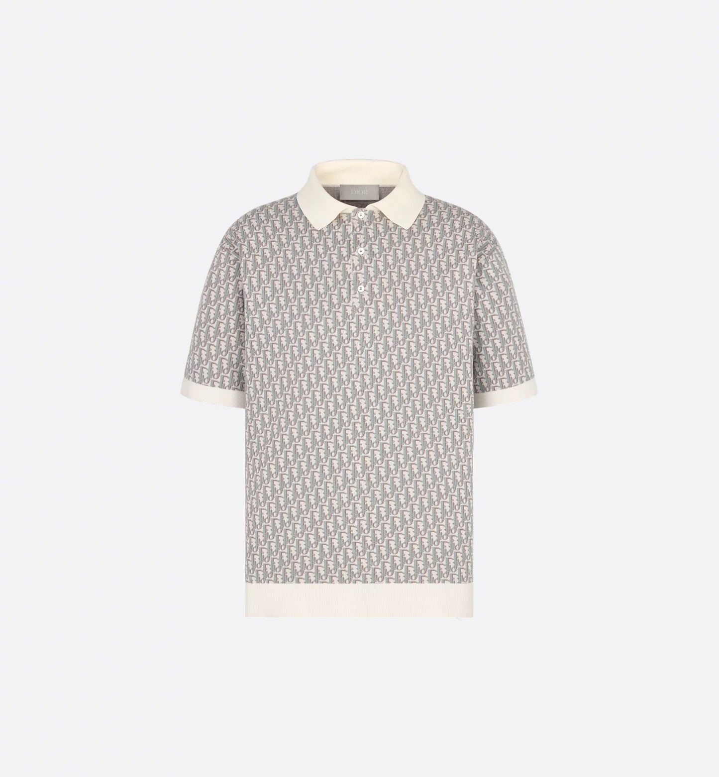 Oblique Beige Polo Shirt