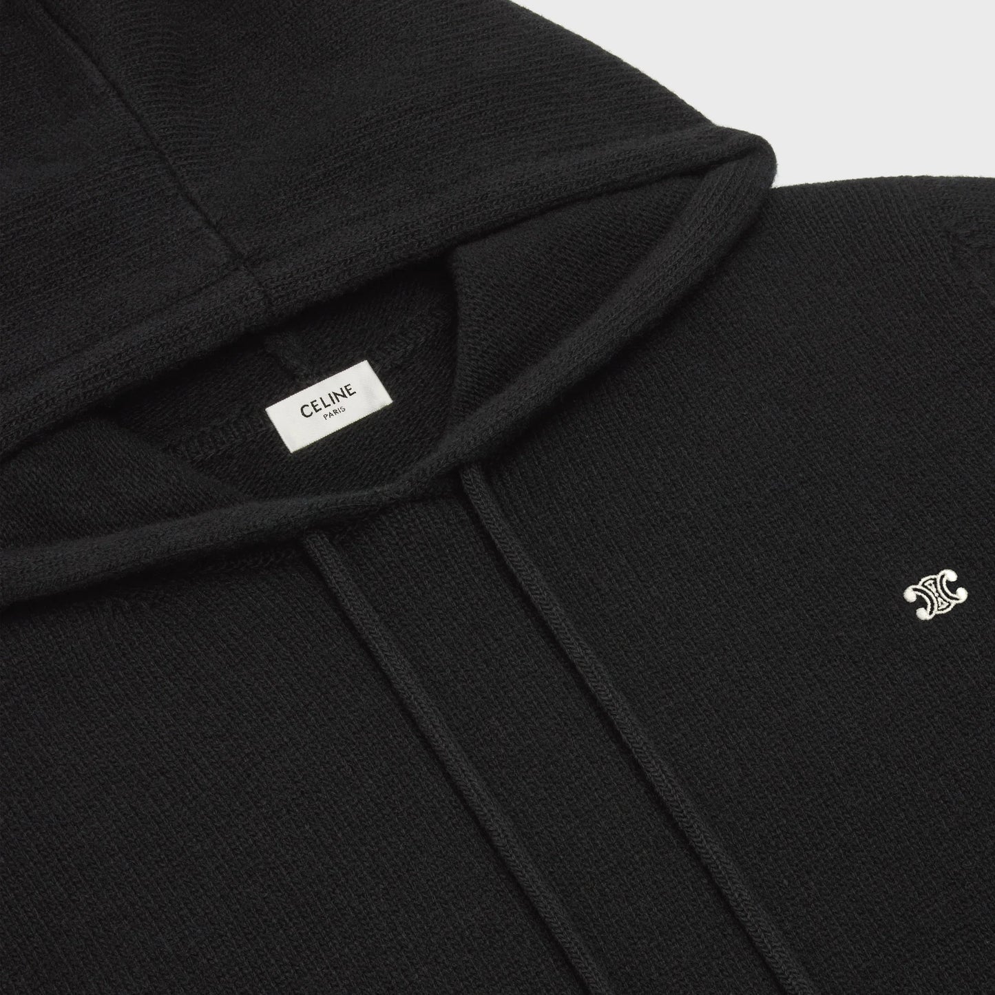 TRIOMPHE HOODED SWEATER IN CASHMERE WOOL