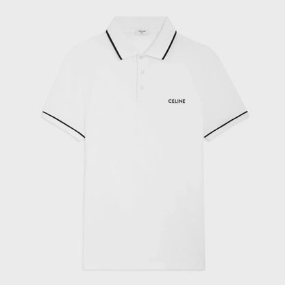 CLASSIC WHITE POLO SHIRT IN COTTON JERSEY