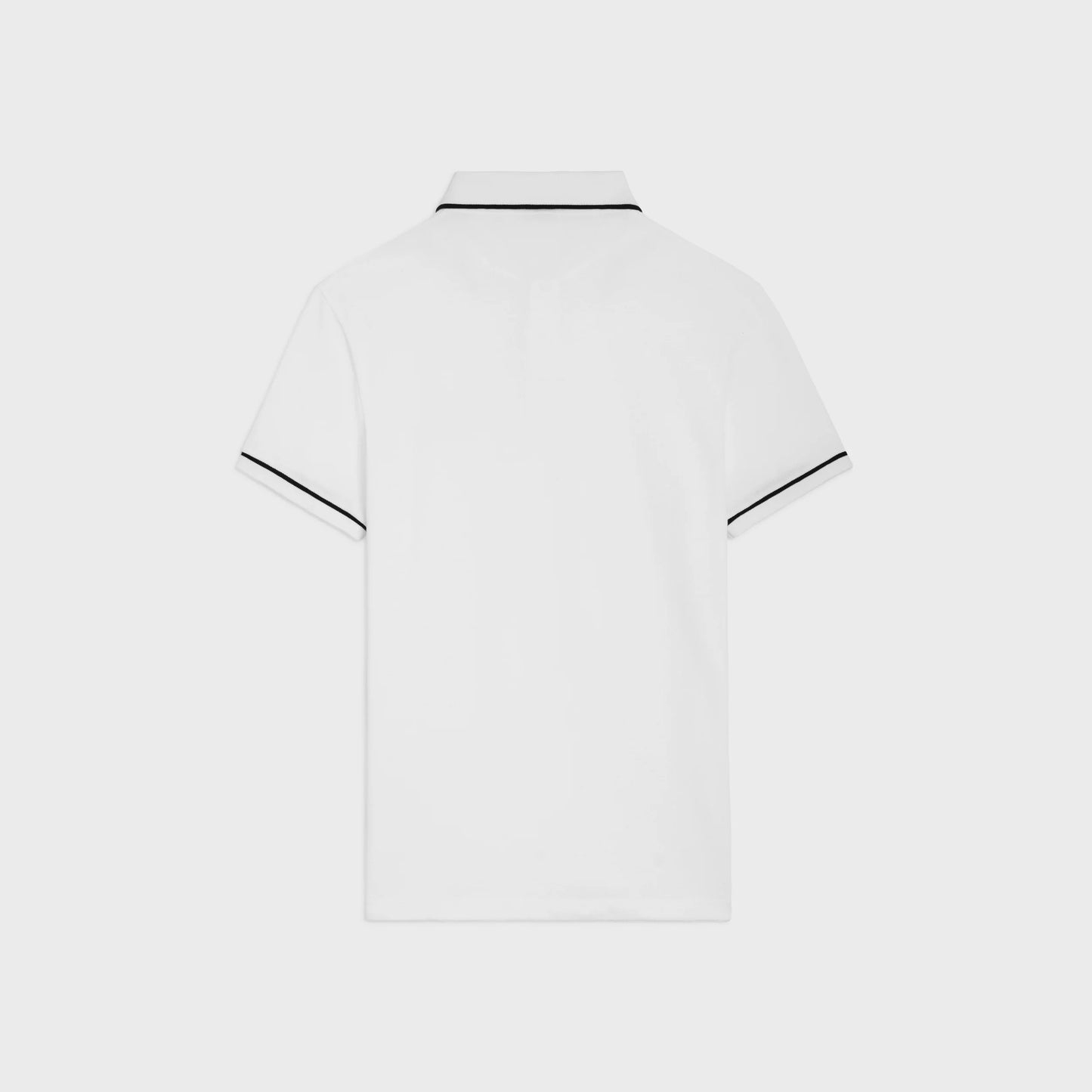 CLASSIC WHITE POLO SHIRT IN COTTON JERSEY