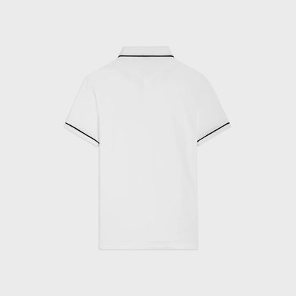 CLASSIC WHITE POLO SHIRT IN COTTON JERSEY