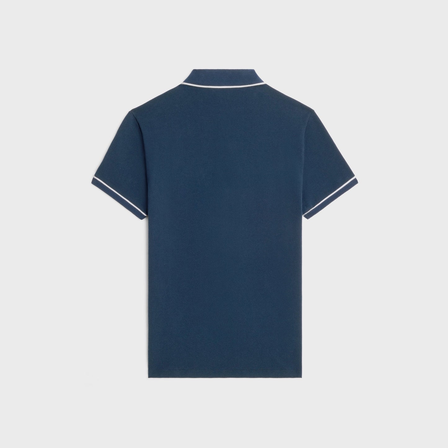 CLASSIC BLUE POLO SHIRT IN COTTON JERSEY