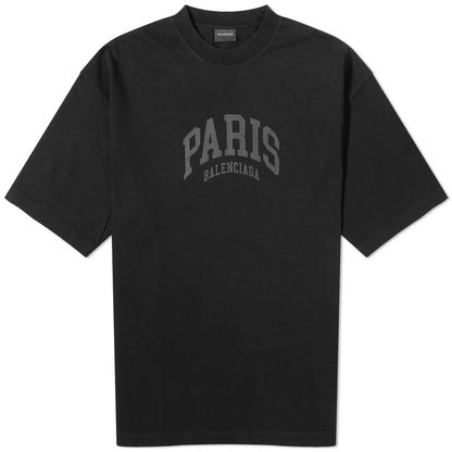 Cities Paris Black Logo T-shirt