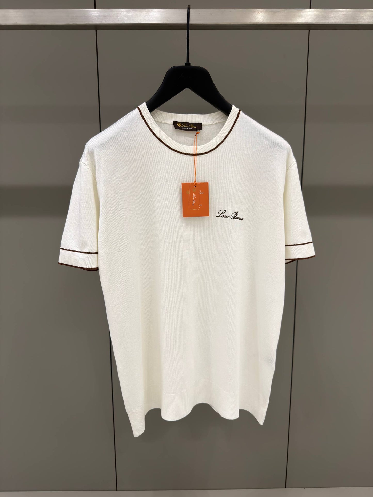 White Knitwear T-shirt