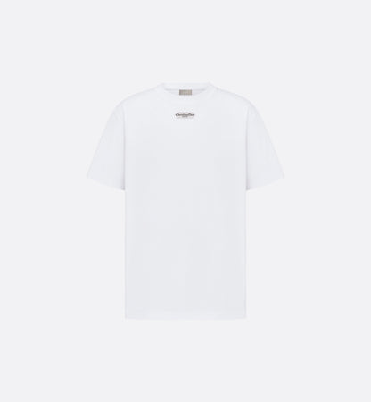 Relaxed Fit White T-shirt with Tag