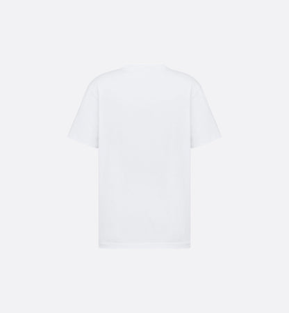 Relaxed Fit White T-shirt with Tag