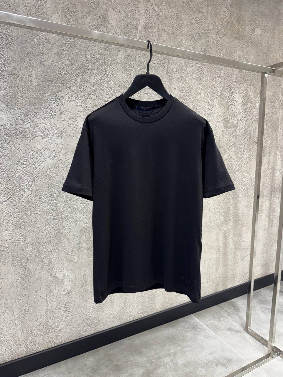 Silk Blend Black T-shirt