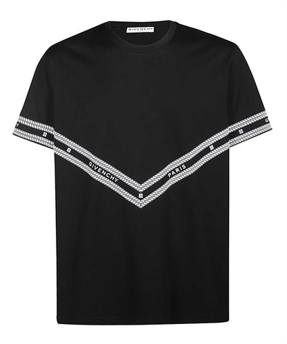 GVCH Chain Logo-print Black T-shirt - Styledistrict