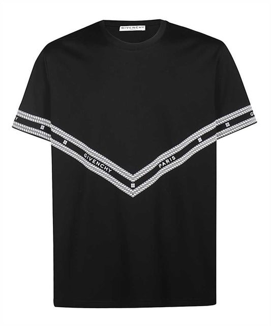 GVCH Chain Logo-print Black T-shirt - Styledistrict