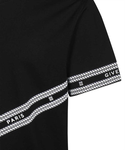 GVCH Chain Logo-print Black T-shirt - Styledistrict