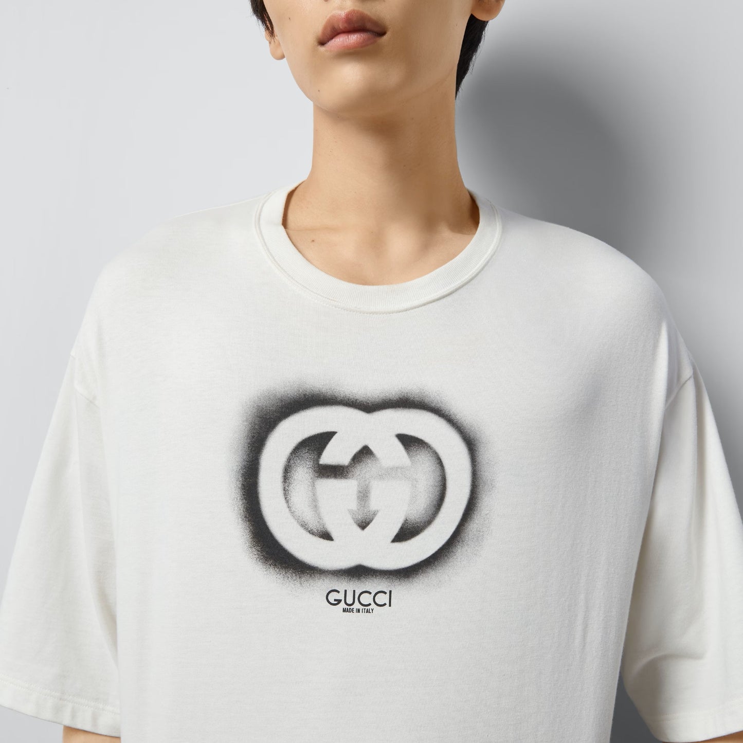 Cotton Jersey T-shirt in Off White