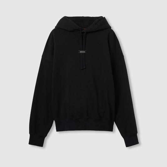 Cotton Jersey Hooded Sweatshirt